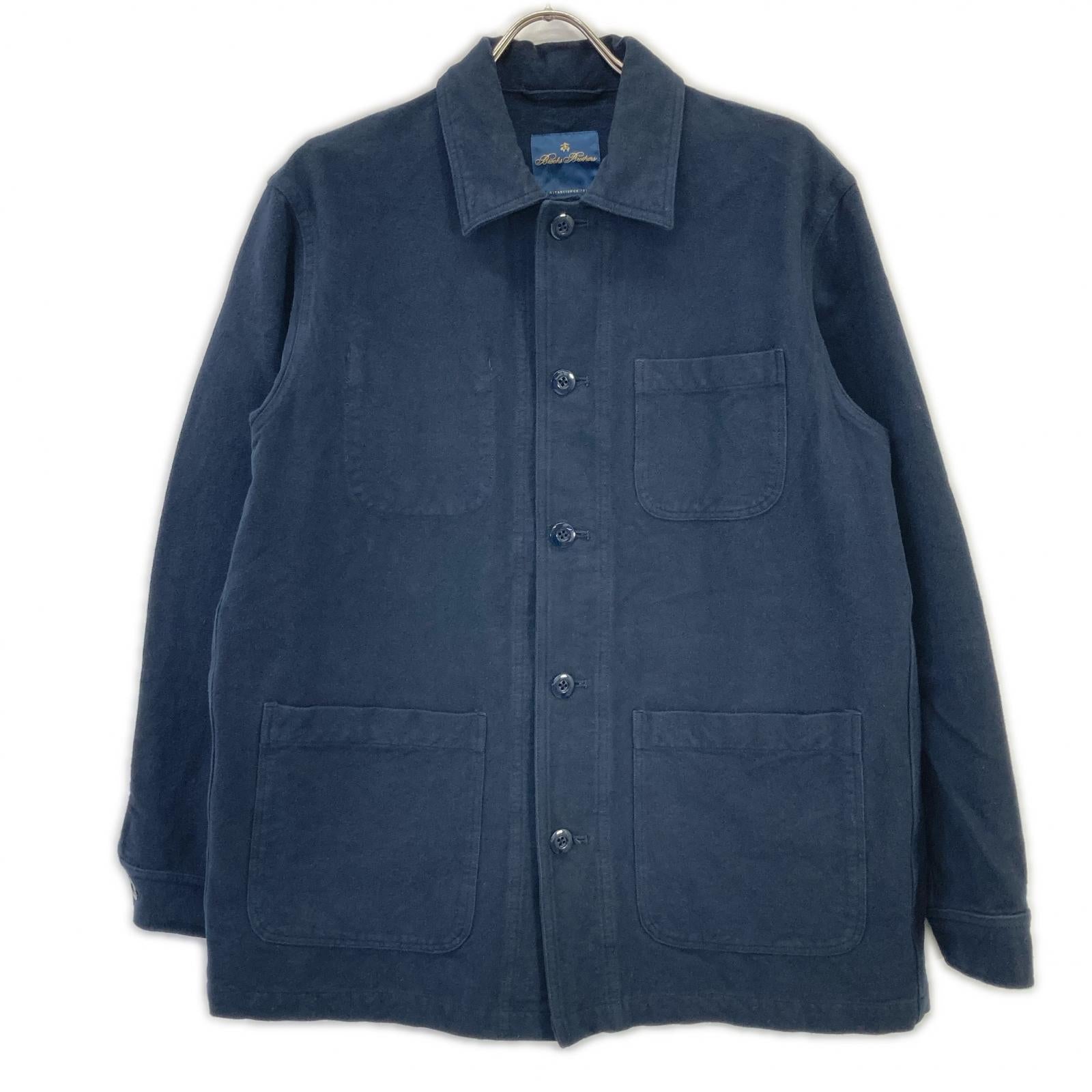 BrooksBrothers ブルックスブラザーズ 330000466 24年 ネイビー モールスキン チョアジャケット M BrooksBrothers ブルックスブラザーズ 330000466 24年 ネイビー
