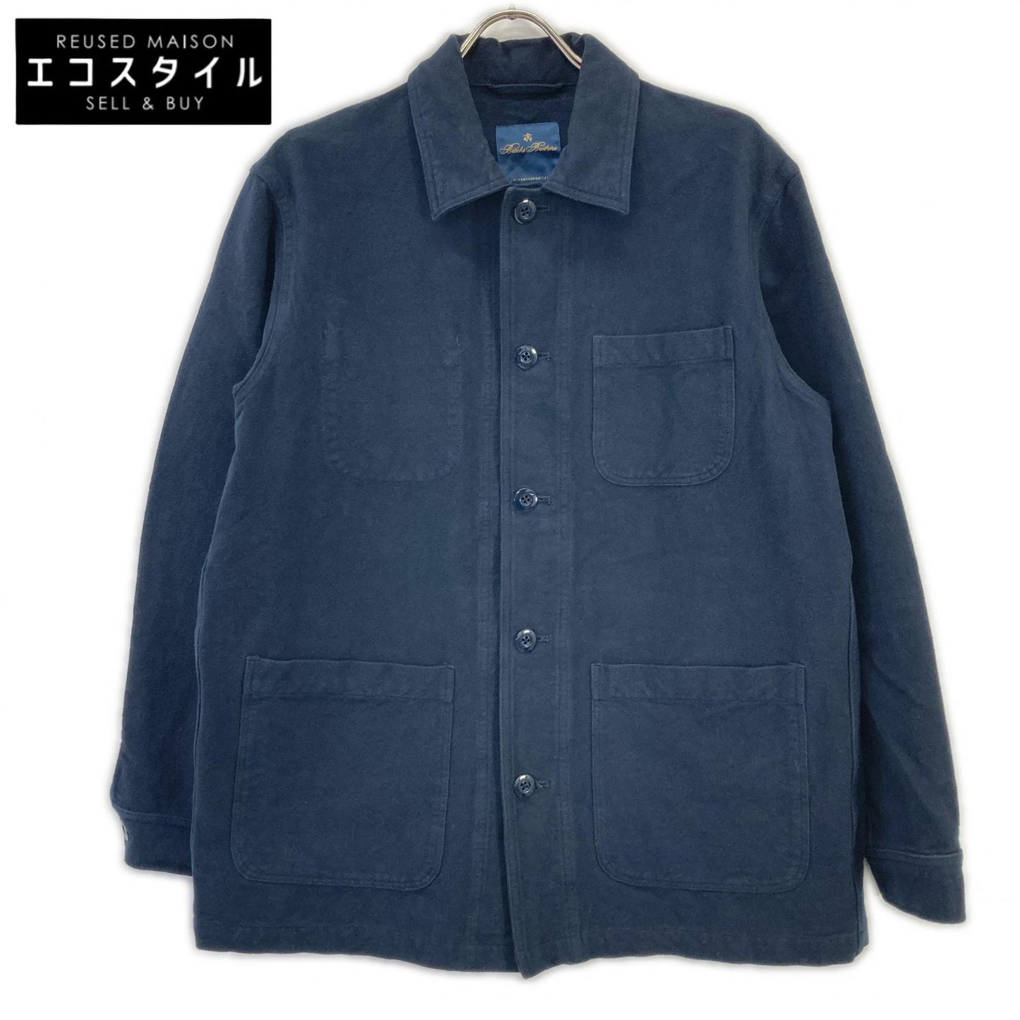 Brooks Brothers Brooks Brothers 330000466 2024 Navy Moleskin Chore Jacket
