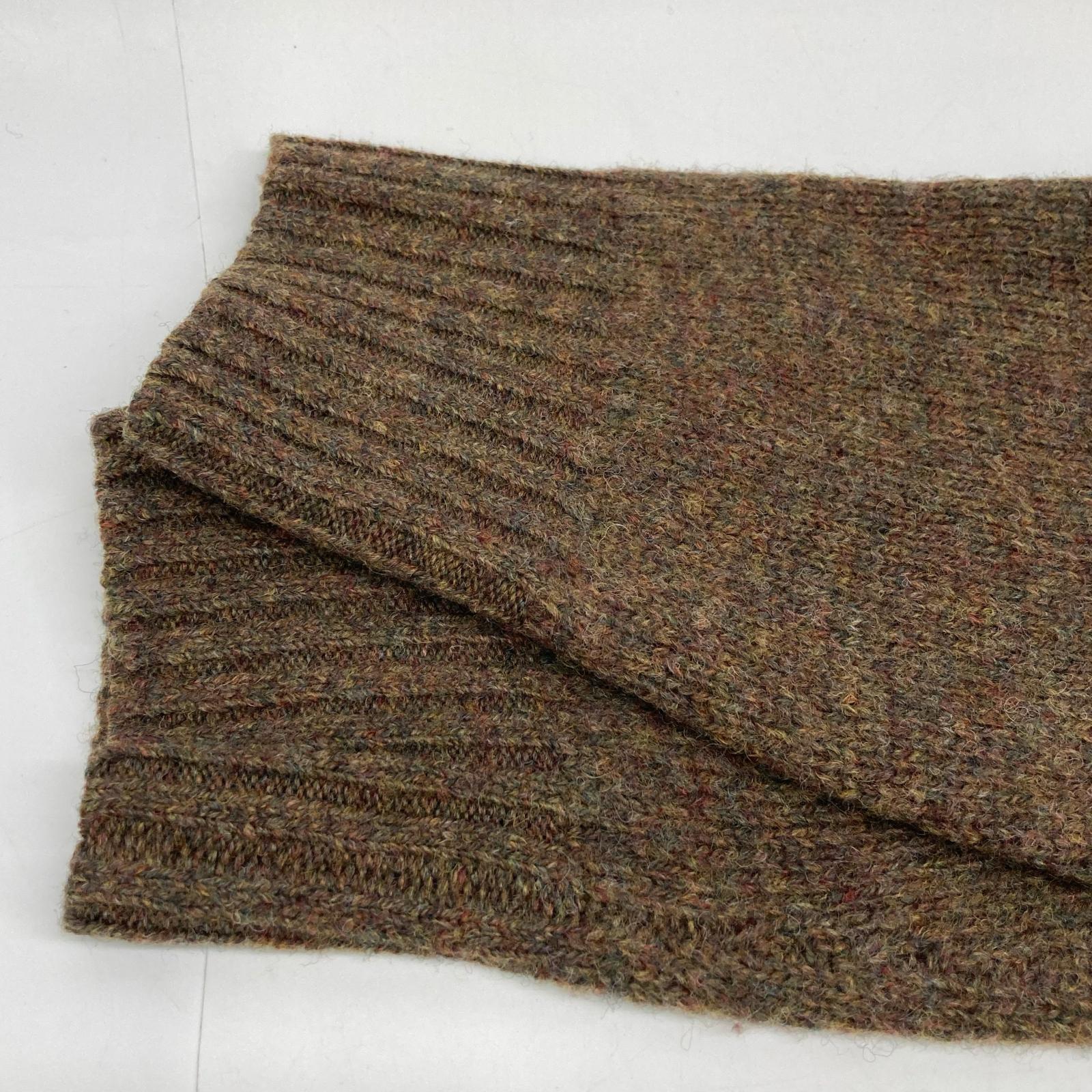 BrooksBrothers ブルックスブラザーズ 100220036 24年 ブラウン ウール メランジ クルーネックセーター トップス