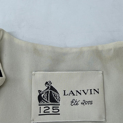 LANVIN 浪凡 RW JA7021 2555 P15 黑色 蝴蝶结 无领夹克
