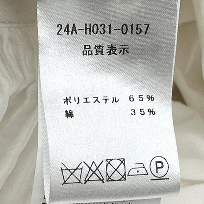 N゜21 ヌメロ ヴェントゥーノ 24A-H031-0157 ホワイト キャップ シャツドレス ワンピース