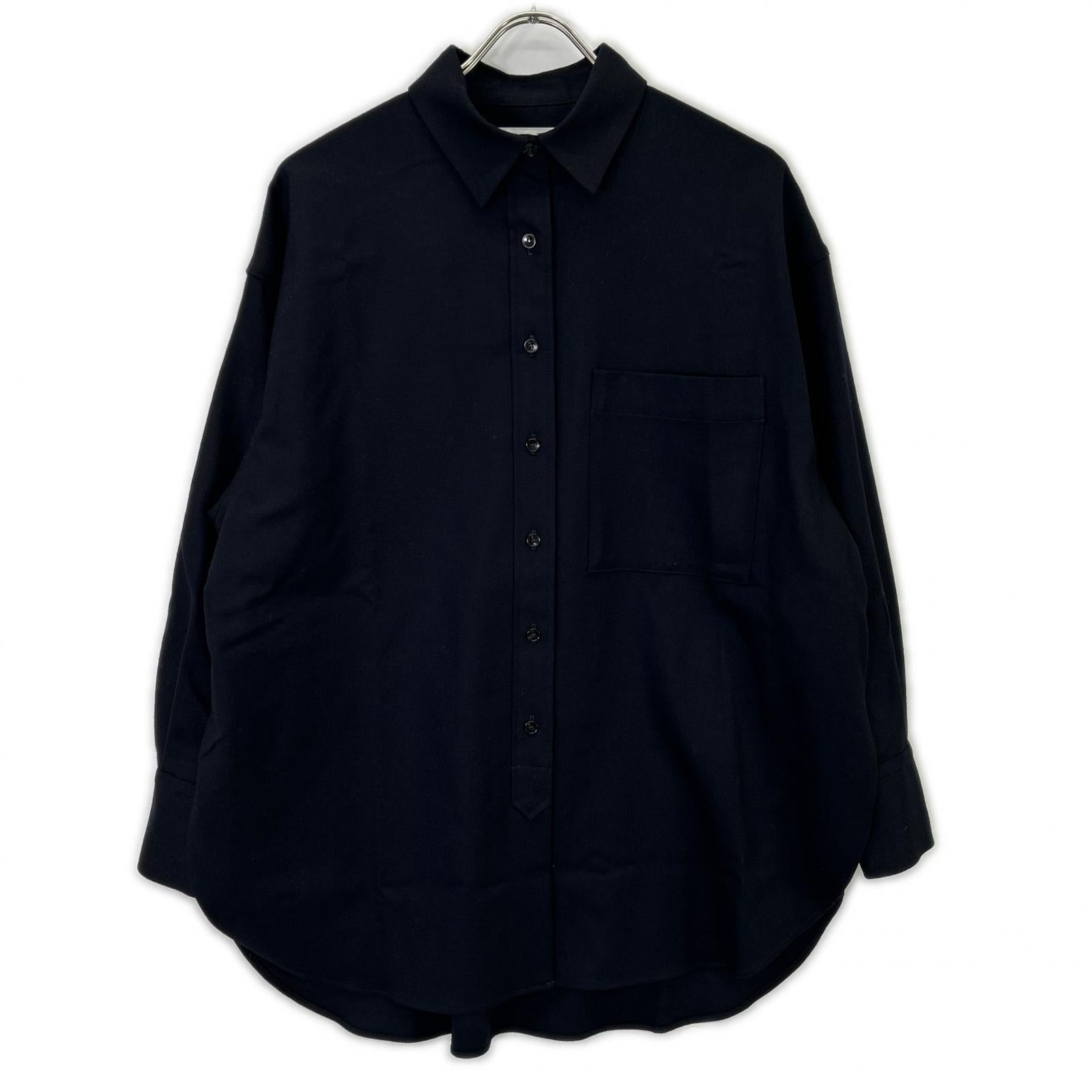 SACRA サクラ 125610071 ネイビー SUPER FUNE FLANNEL SHIRT トップス