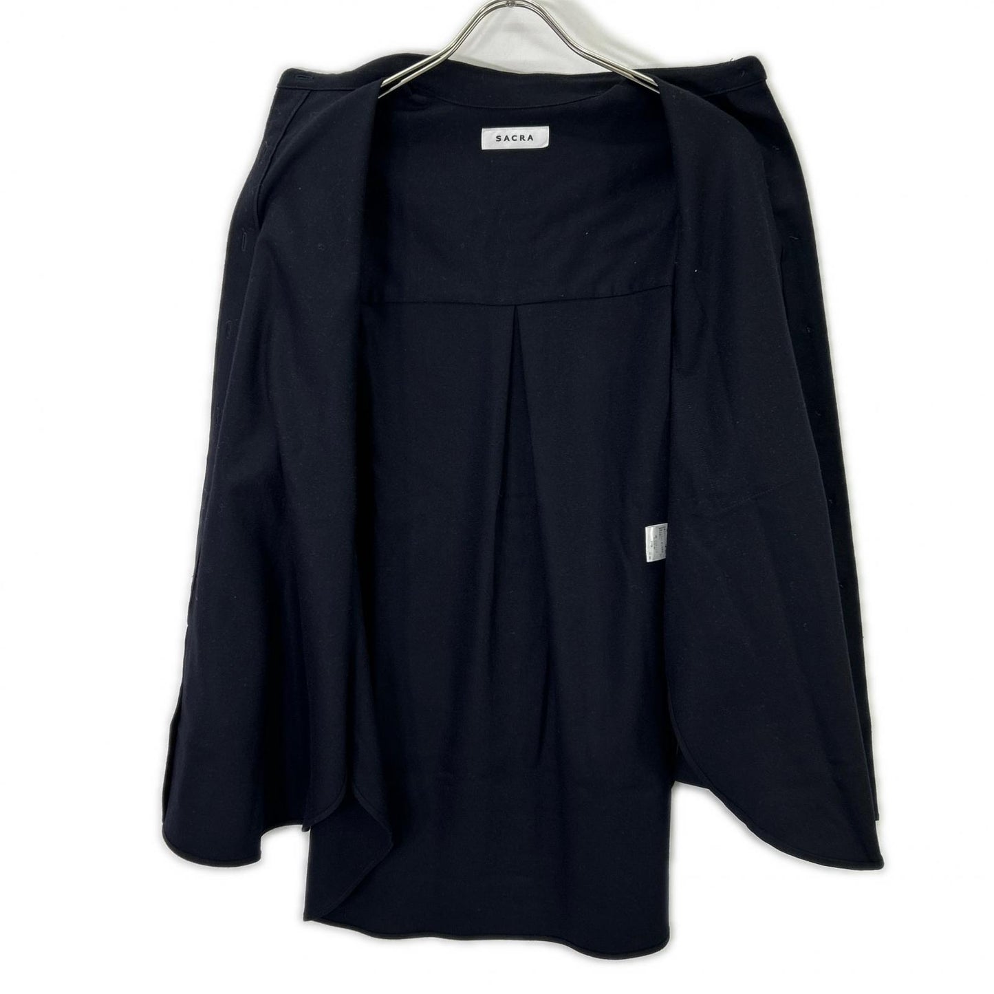 SACRA サクラ 125610071 ネイビー SUPER FUNE FLANNEL SHIRT トップス