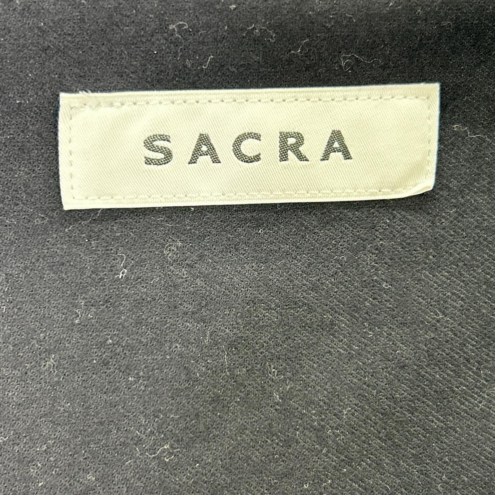 SACRA サクラ 125610071 ネイビー SUPER FUNE FLANNEL SHIRT トップス