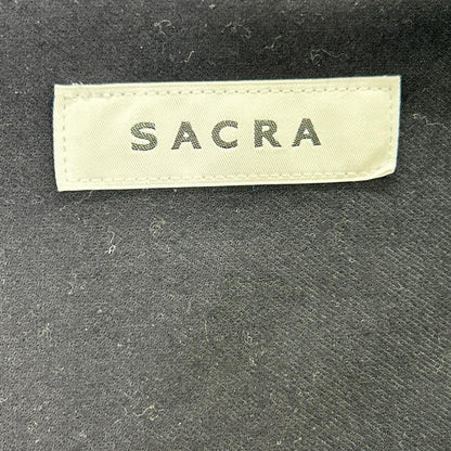 SACRA サクラ 125610071 ネイビー SUPER FUNE FLANNEL SHIRT トップス