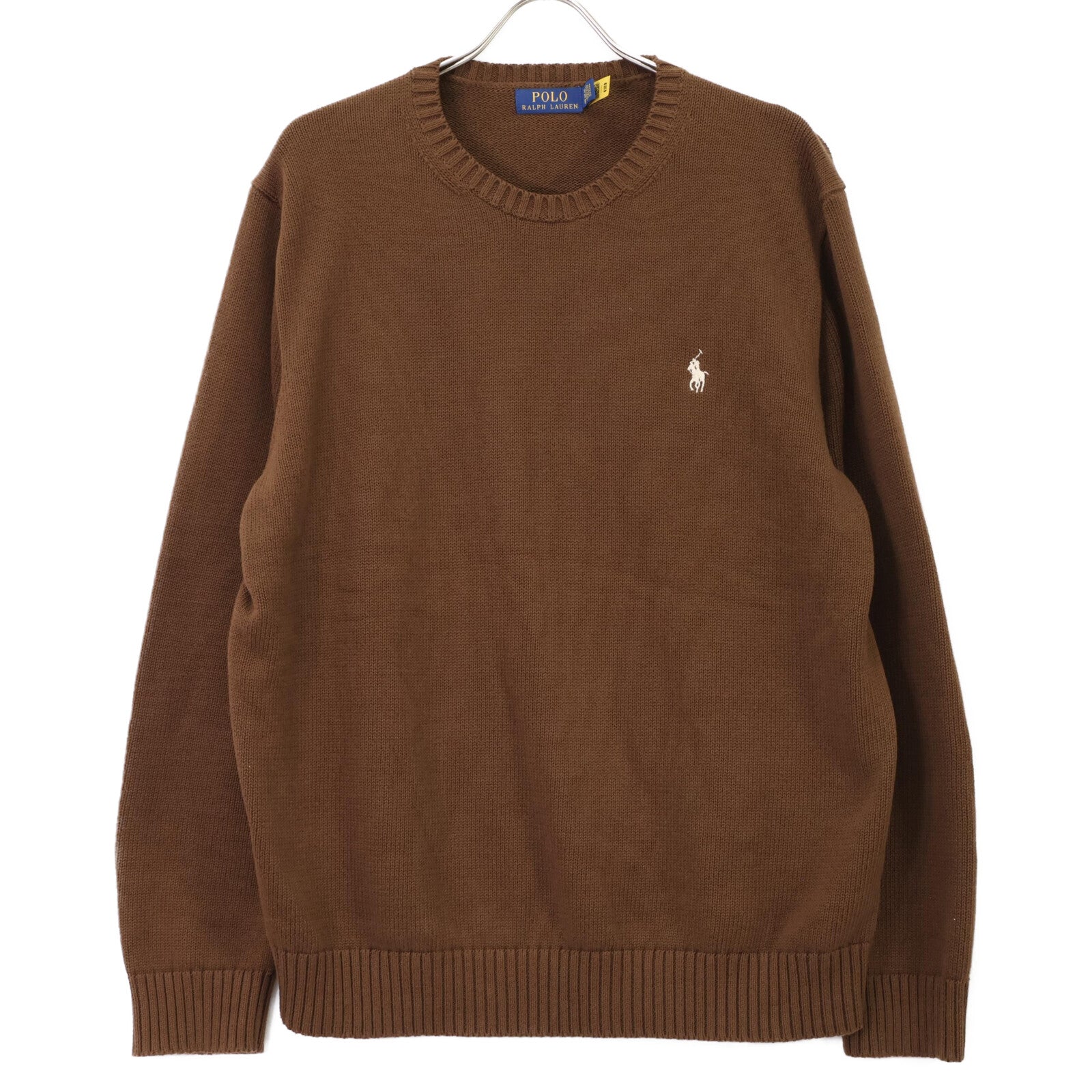 POLO RALPH LAUREN Polo Ralph Lauren [Excellent Condition/Domestic Authentic/2025 Model] 710884460028 Logo Embroidered Knit Sweater Tops XL