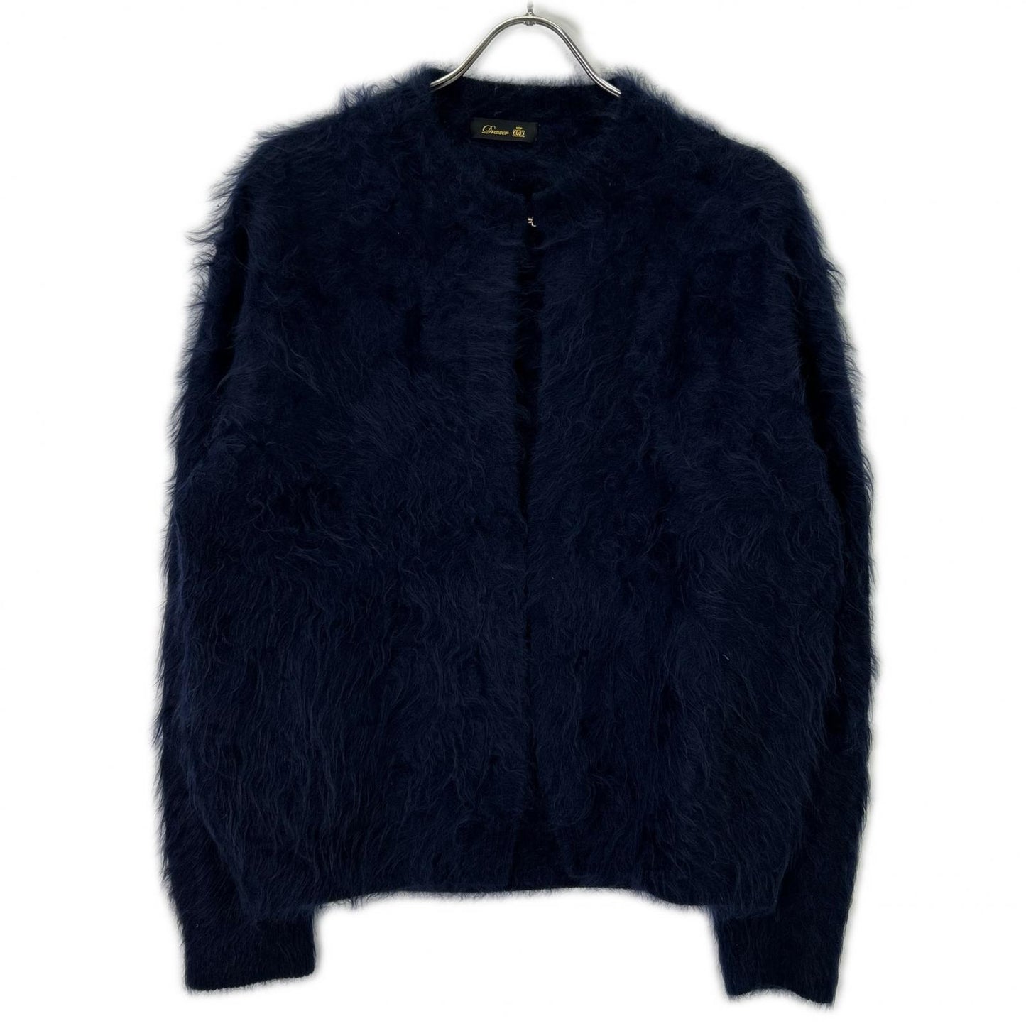 DRAWER ドゥロワー 24AW カシミヤファー FALL1 クルーネックニット カーディガン トップス