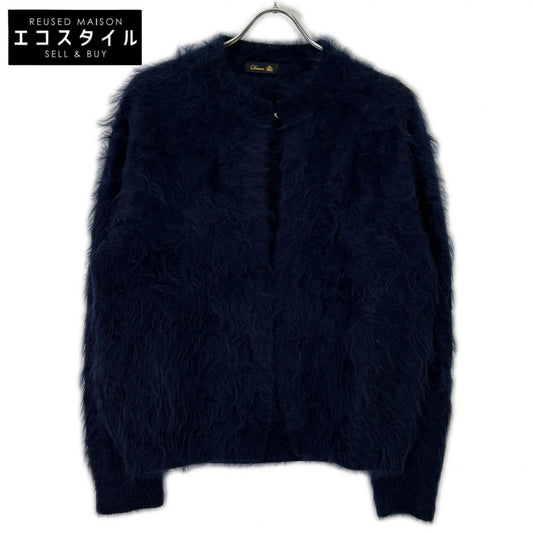 DRAWER ドゥロワー 24AW カシミヤファー FALL1 クルーネックニット カーディガン トップス