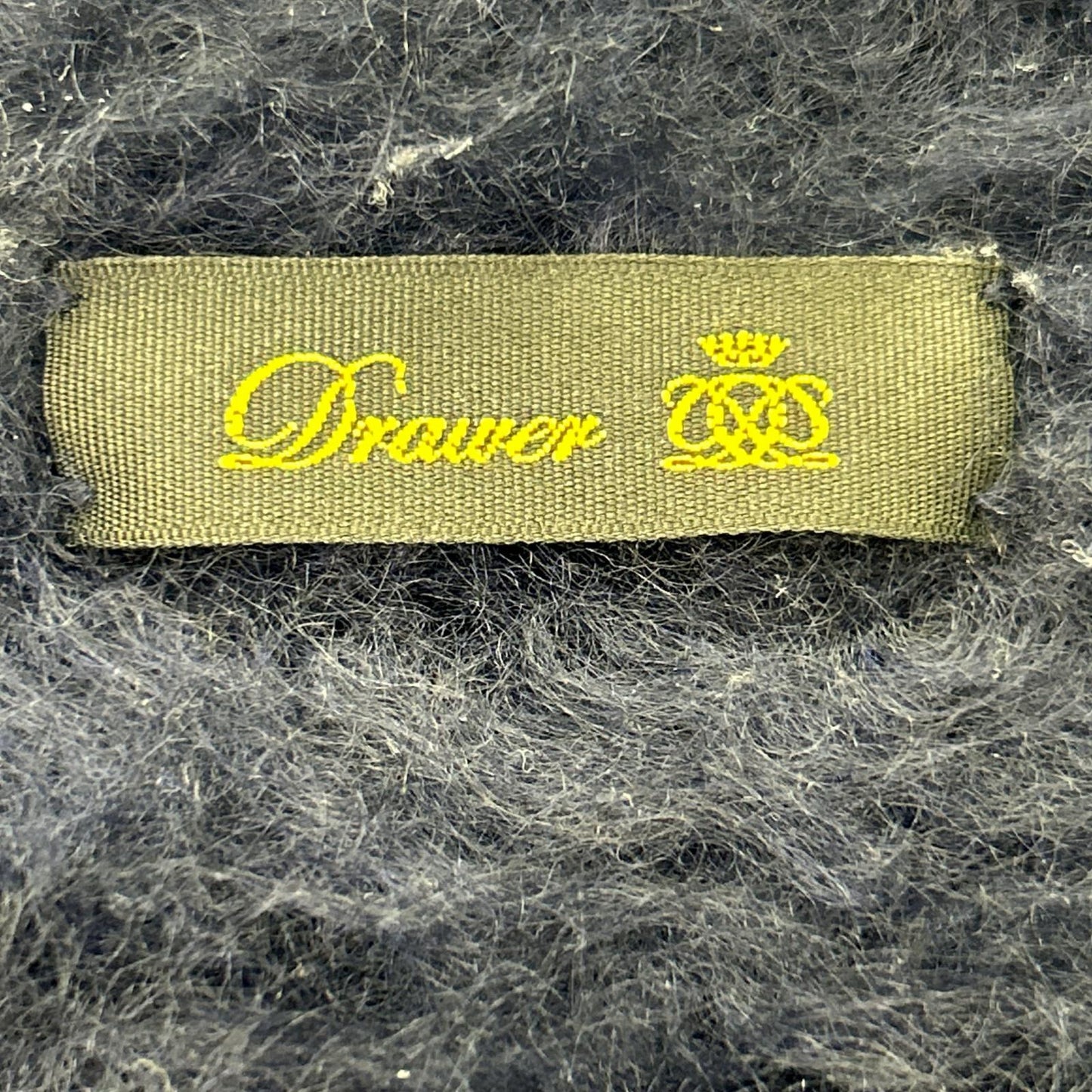 DRAWER ドゥロワー 24AW カシミヤファー FALL1 クルーネックニット カーディガン トップス