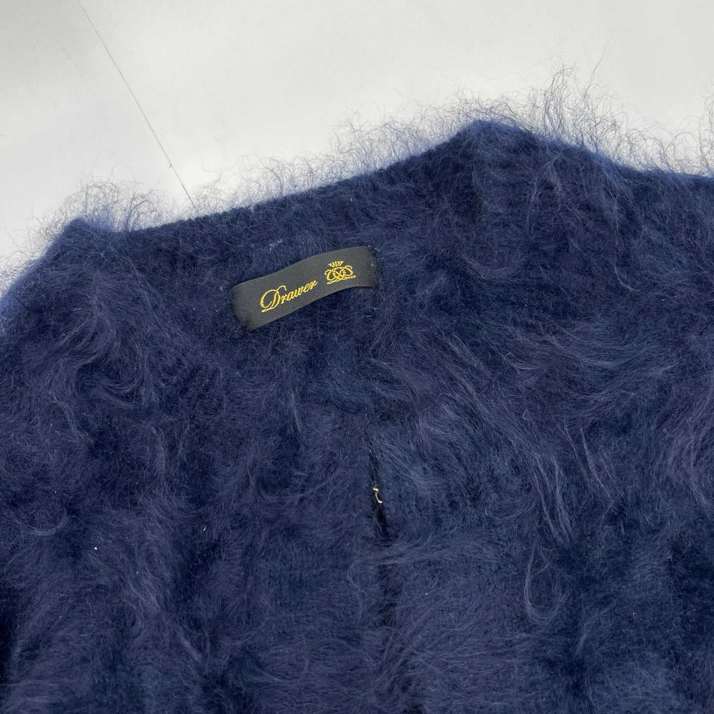 DRAWER ドゥロワー 24AW カシミヤファー FALL1 クルーネックニット カーディガン トップス