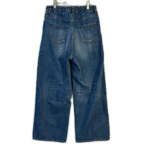 LIGHT BLUE Bleached Denim 5P Drawstring Pants Denim Pants Bottoms 38 Women's