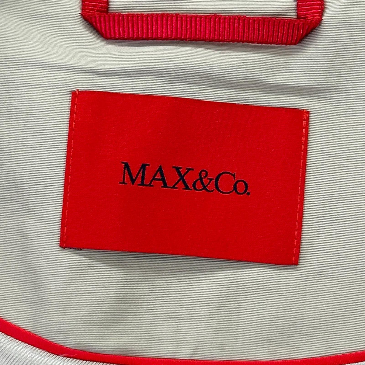 MAX&Co. マックスアンドコー ベージュ ダブルブレスト トレンチ コート コート