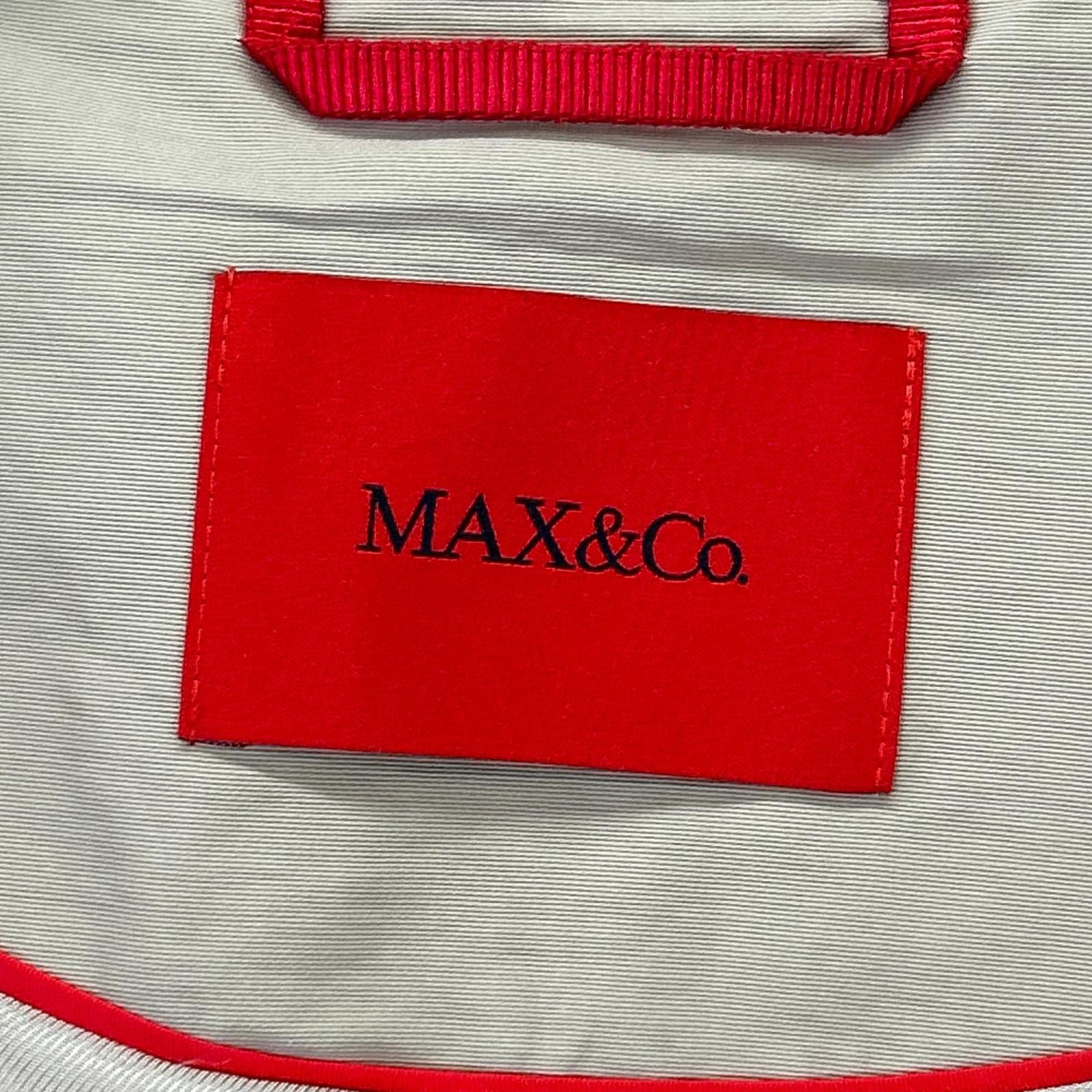 MAX&Co. マックスアンドコー ベージュ ダブルブレスト トレンチ コート コート