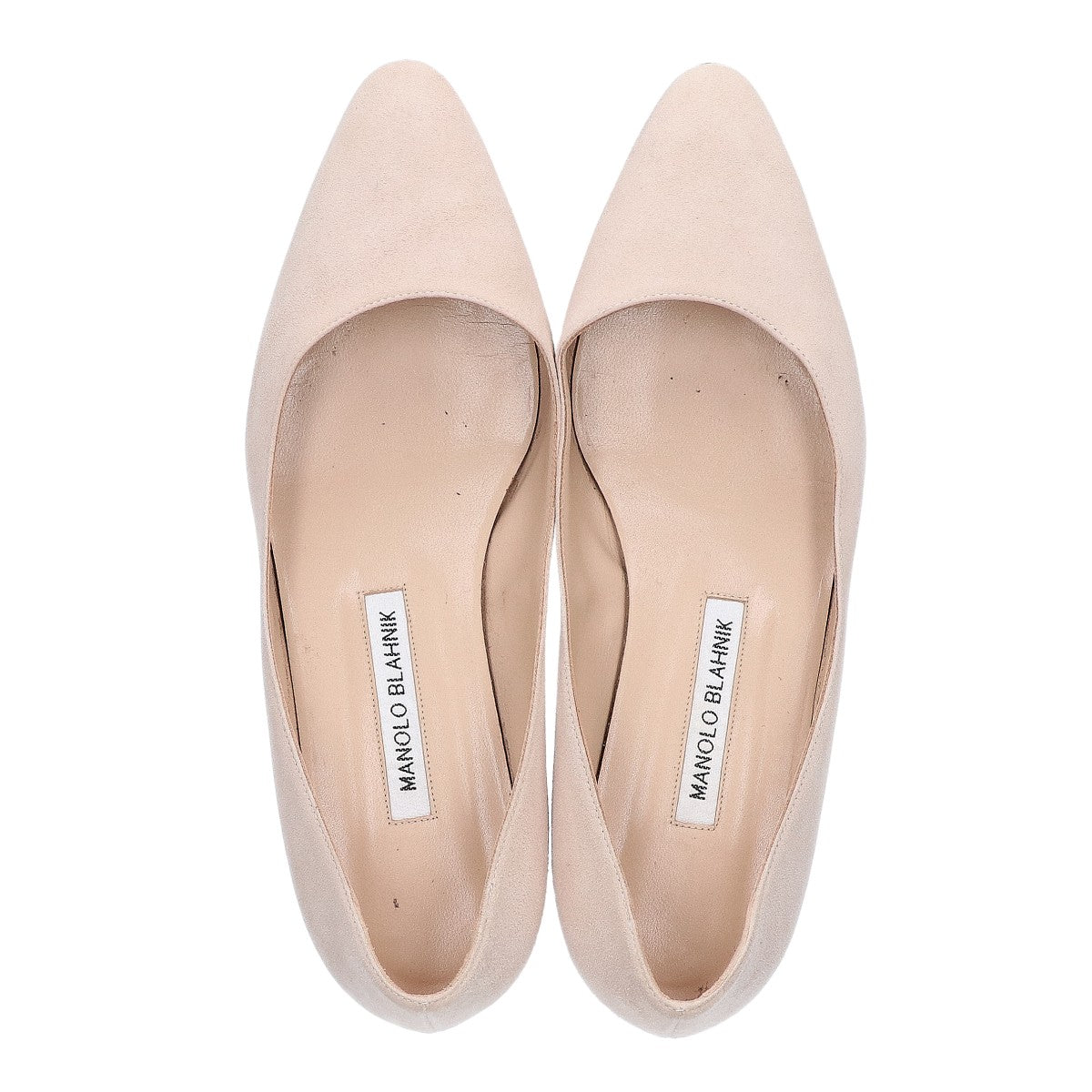 MANOLO BLAHNIK LISTONY Suede Chunky Heel Pumps Shoes