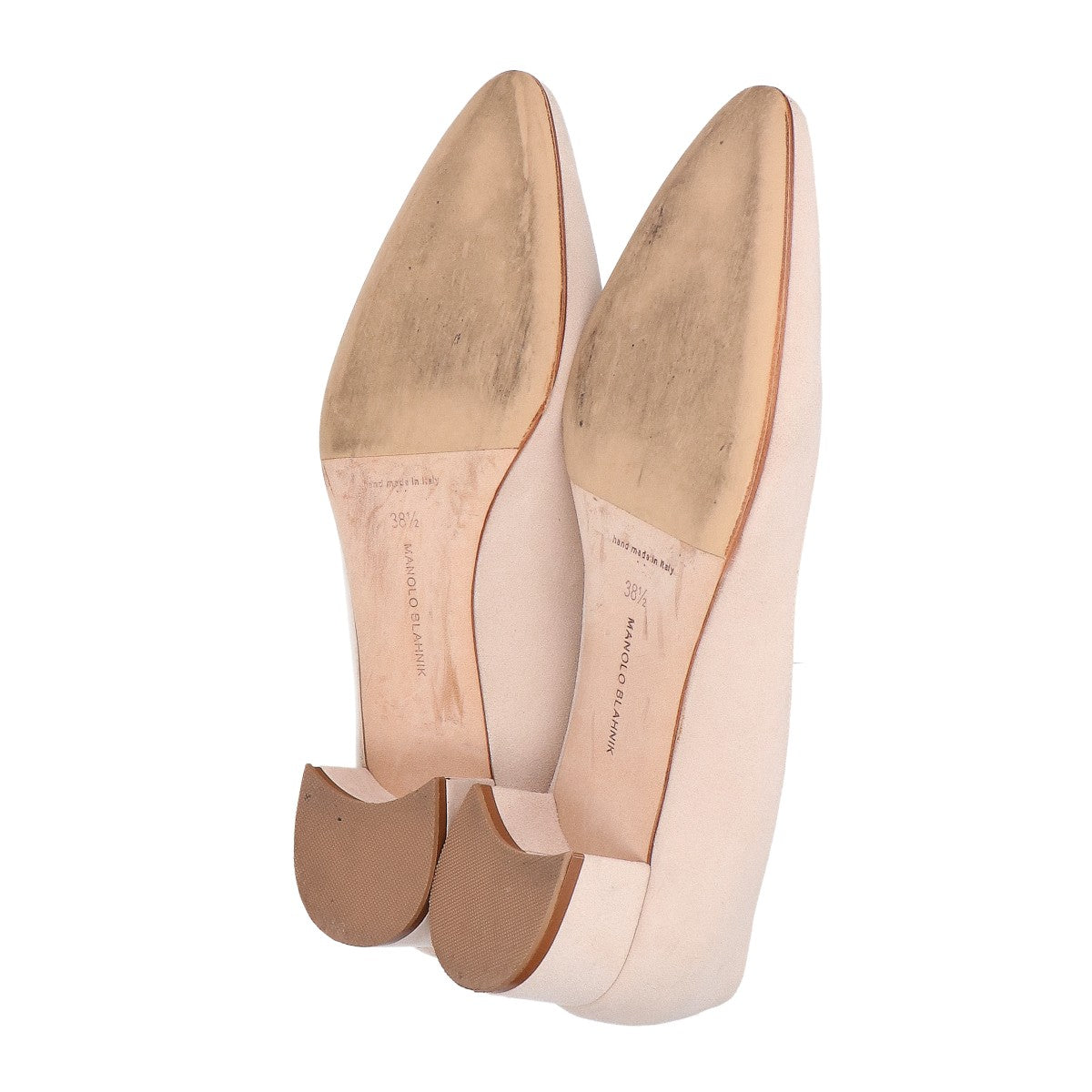 MANOLO BLAHNIK LISTONY Suede Chunky Heel Pumps Shoes