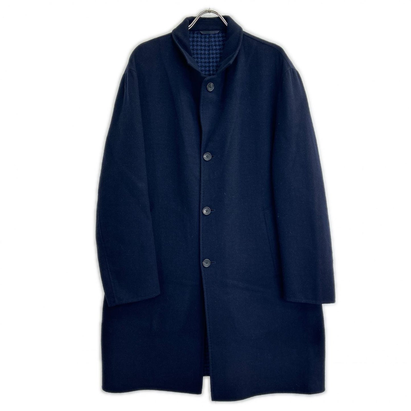 LANVIN COLLECTION ランバンコレクション 238451 CT404 ネイビー リバーチェスターフィールドコート コート