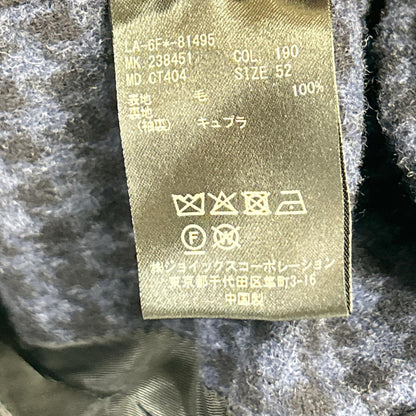 LANVIN COLLECTION ランバンコレクション 238451 CT404 ネイビー リバーチェスターフィールドコート コート