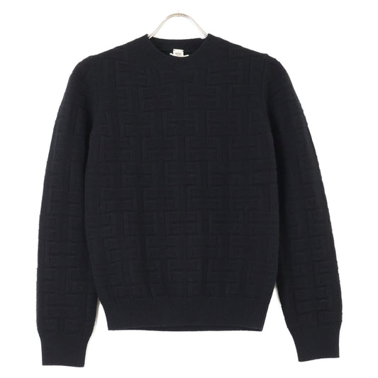 HERMES 爱马仕 2H2630DA 黑色 羊毛 休闲服饰Voyage针织上衣