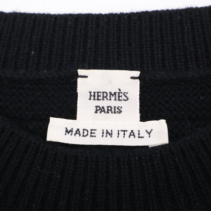 HERMES 爱马仕 2H2630DA 黑色 羊毛 休闲服饰Voyage针织上衣