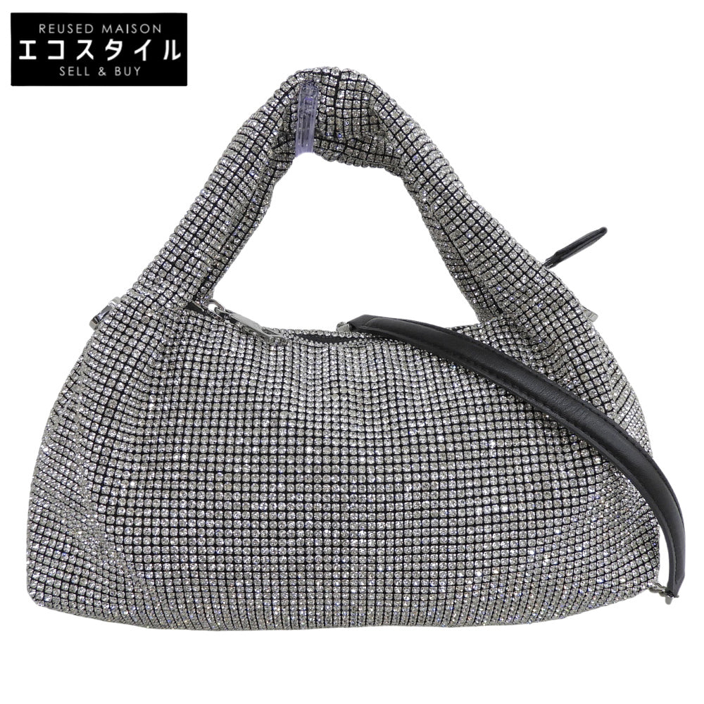 STACCATO スタッカート 美品 スパークリング マルチバッグ 2WAY ハンドバッグ ショルダーバッグ レディース シルバー系 ハンドバッグ