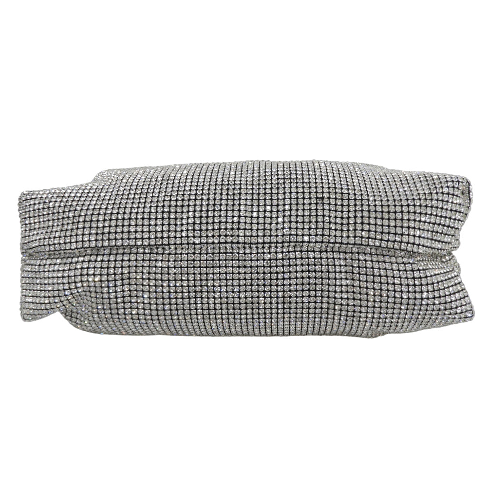 STACCATO スタッカート 美品 スパークリング マルチバッグ 2WAY ハンドバッグ ショルダーバッグ レディース シルバー系 ハンドバッグ