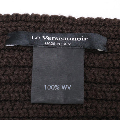 Le verseaunoir ルヴェルソーノアール 【美品】リブニット ヴァージンウール マフラー