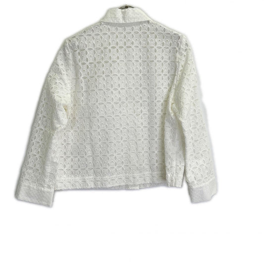 DAMAcollection ダーマコレクション 12961-06930 ホワイト カットワーク レース ジャケット ジャケット