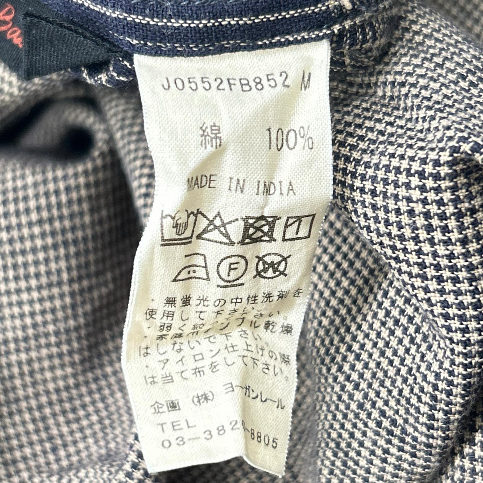 Babaghuri ババグーリ J0552FB852 25SS インド製 カディブロックチェック ワンピース ワンピース