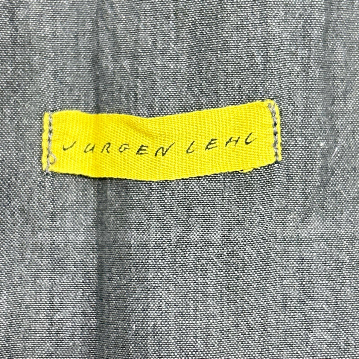 JURGEN LEHL J0137FA005 23 SS Yellow Label Cotton Chambray Embroidered Dress