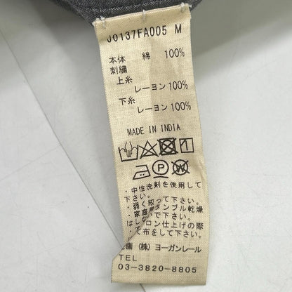 JURGEN LEHL ヨーガンレール J0137FA005 23年 イエローレーベル コットンシャンブレー 刺繍ワンピース ワンピース