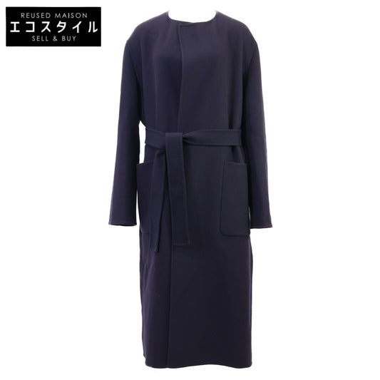 日本国内正品 2M6816700 Hedi Slimane时期 腰带款 羊绒大衣 38 女士