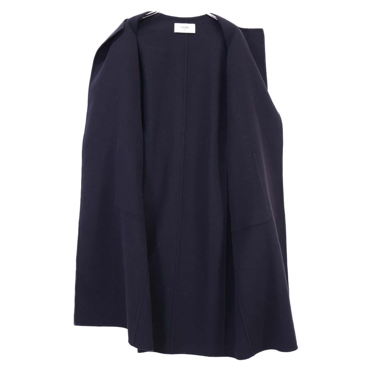 日本国内正品 2M6816700 Hedi Slimane时期 腰带款 羊绒大衣 38 女士