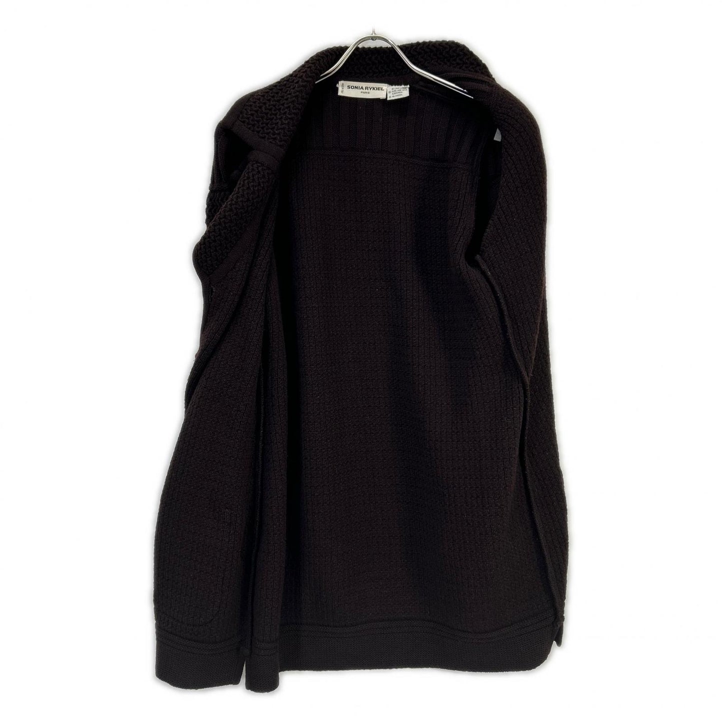 SONIARYKIEL ソニアリキエル ブラウン ラナ アンゴラウール ローゲージニットジャケット コート コート