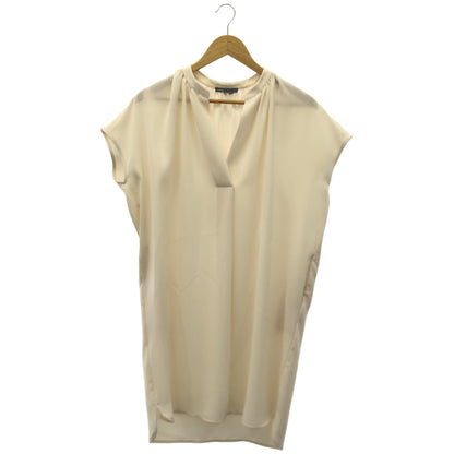 【SALE】 VINCE ヴィンス アイボリー V268150357 ノースリーブ Vネック ブラウスワンピース ワンピース