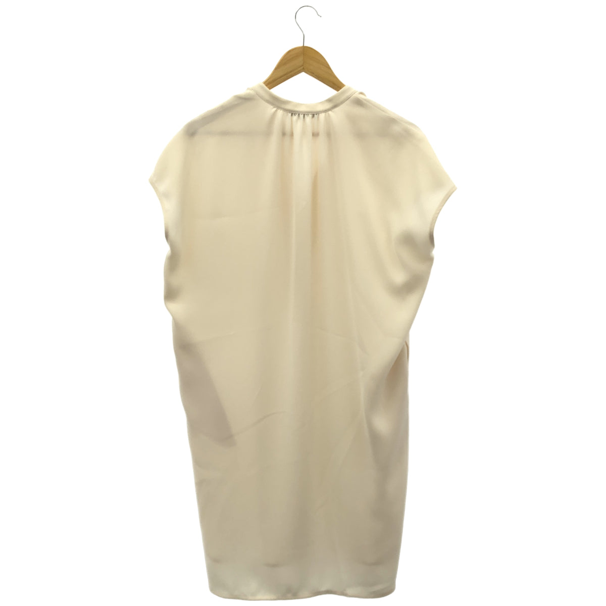 【SALE】 VINCE ヴィンス アイボリー V268150357 ノースリーブ Vネック ブラウスワンピース ワンピース