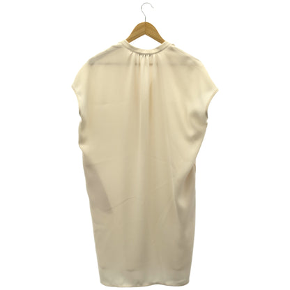 【SALE】 VINCE ヴィンス アイボリー V268150357 ノースリーブ Vネック ブラウスワンピース ワンピース