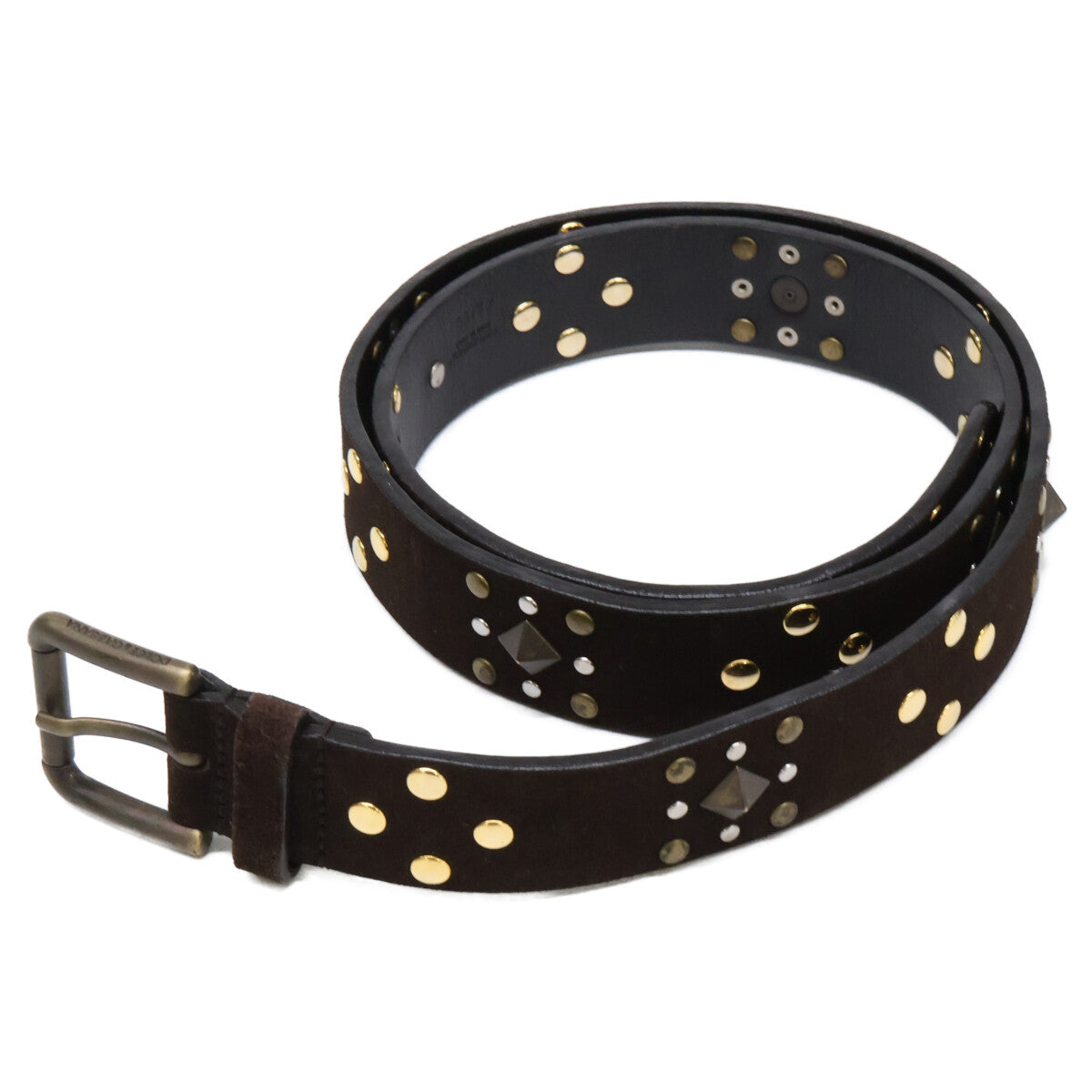 DOLCE&GABBANA ドルチェアンドガッバーナ ロックスタッズ スエード ベルト