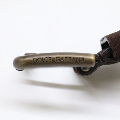 DOLCE&GABBANA ドルチェアンドガッバーナ ロックスタッズ スエード ベルト