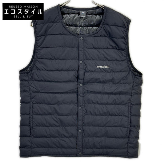 mont-bell モンベル 1101670 ブラック スペリオダウン ラウンドネックベスト Men's ベスト