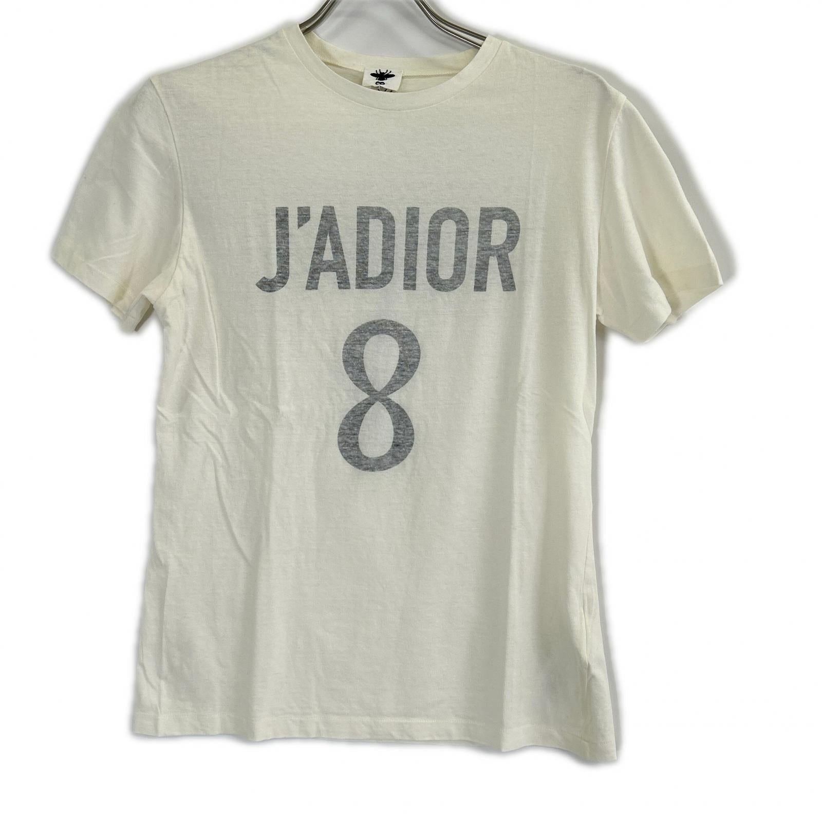 Christian Dior クリスチャンディオール 843T03TC428 ホワイト J'ADIOR 8 プリント Tシャツ トップス