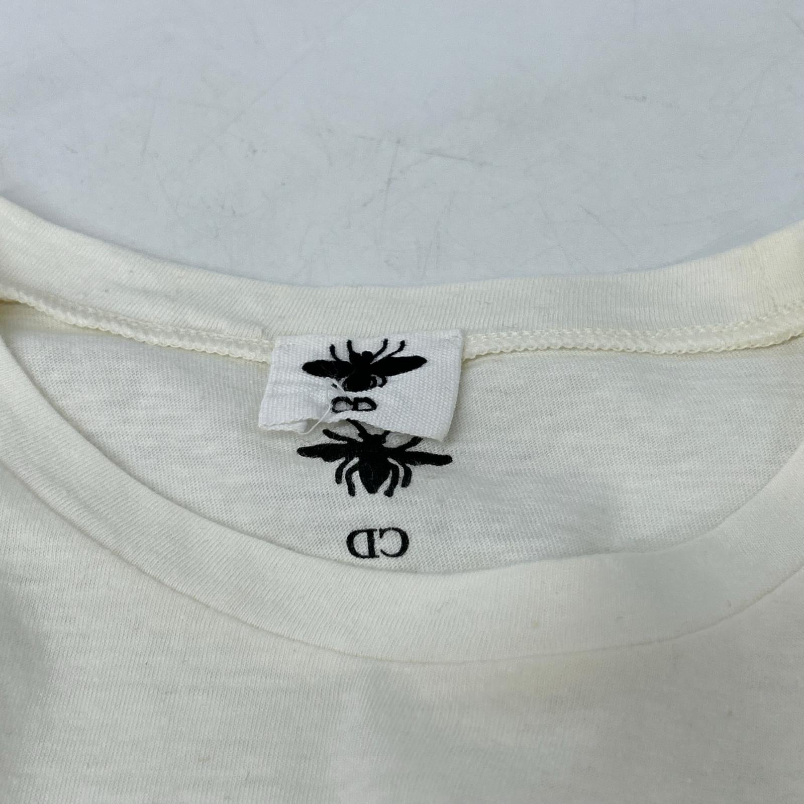 Christian Dior クリスチャンディオール 843T03TC428 ホワイト J'ADIOR 8 プリント Tシャツ トップス