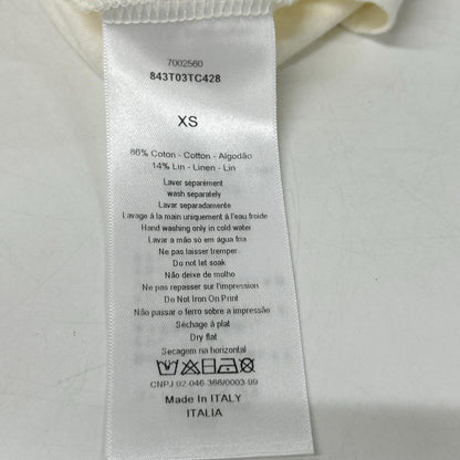 Christian Dior クリスチャンディオール 843T03TC428 ホワイト J'ADIOR 8 プリント Tシャツ トップス