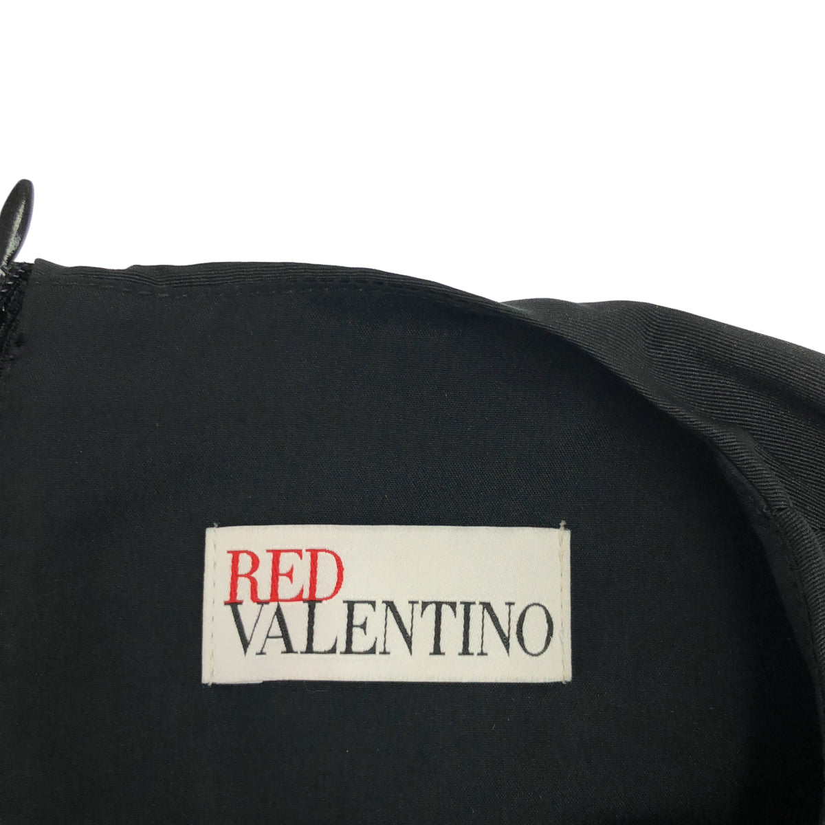 RED VALENTINO レッドヴァレンチノ HR3VS106 ブラック ノースリーブ ワンピース ワンピース