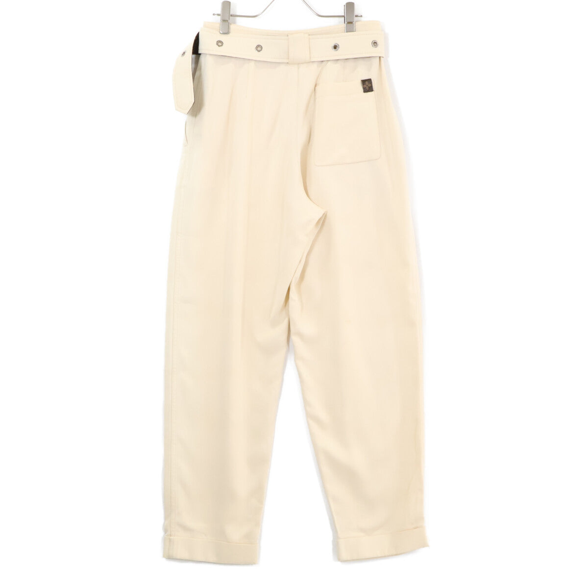 LOUIS VUITTON ルイヴィトン 【国内正規】RW211B AN1 FKPO67 ベルト付 2タック入り パンツ ボトムス