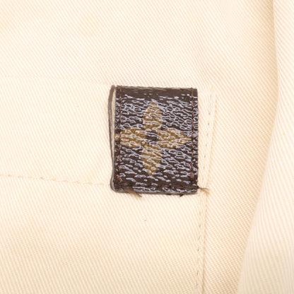 LOUIS VUITTON ルイヴィトン 【国内正規】RW211B AN1 FKPO67 ベルト付 2タック入り パンツ ボトムス