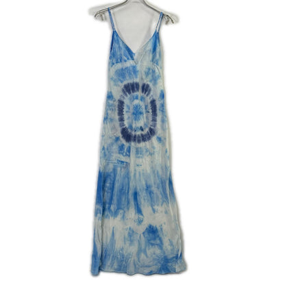 【SALE】 dannijo ダンニージョ ブルー Bullseye Tie Dye Slip Dress ワンピース