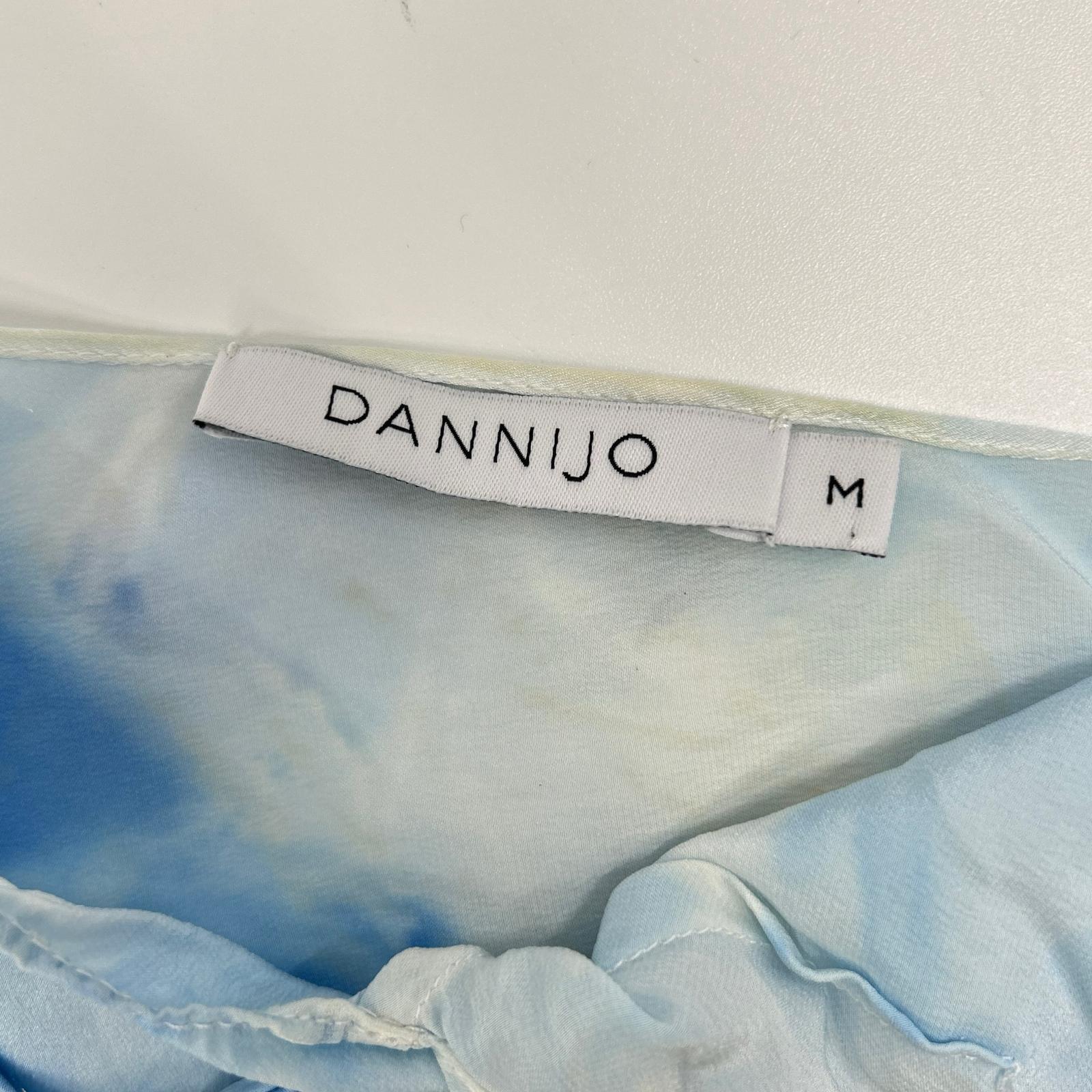 【SALE】 dannijo ダンニージョ ブルー Bullseye Tie Dye Slip Dress ワンピース