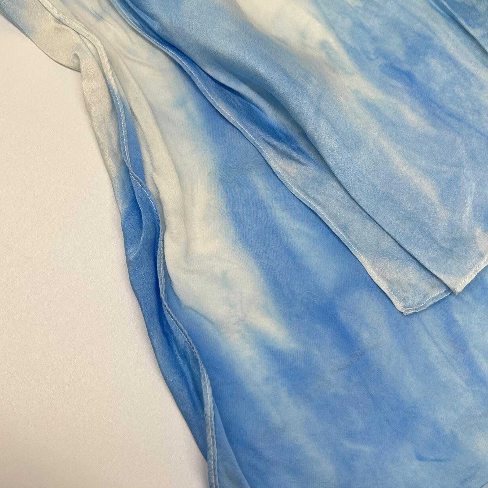 【SALE】 dannijo ダンニージョ ブルー Bullseye Tie Dye Slip Dress ワンピース