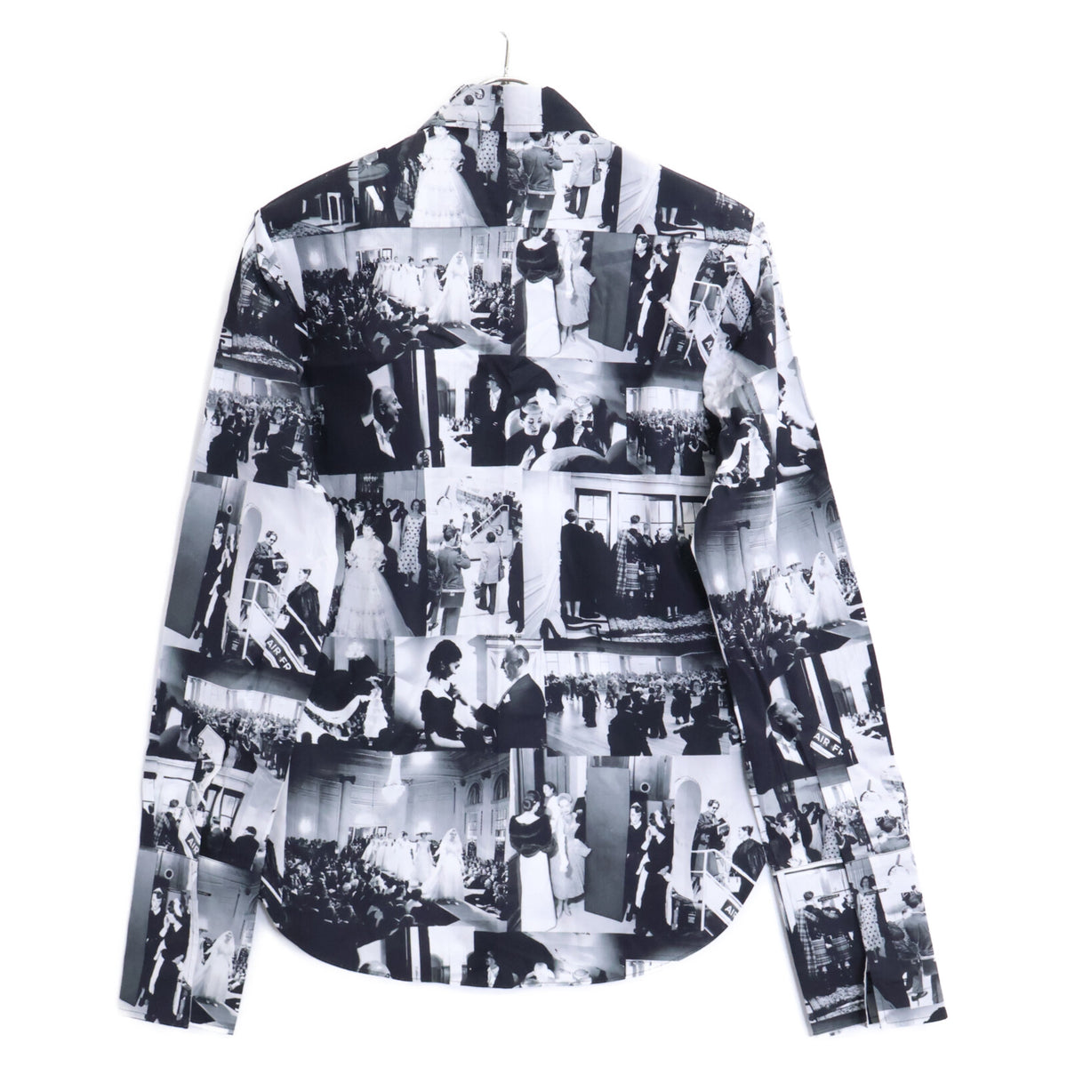 Christian Dior CHRISTIAN DIOR 【Excellent condition/domestic authorized/ made in 2025】511B28A3A14 Monsieur Dior patchwork motif long-sleeve shirt top