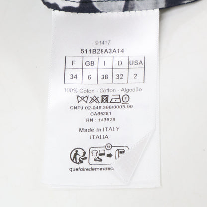 Christian Dior クリスチャンディオール 【美品/国内正規/25年製】511B28A3A14 ムッシュディオールパッチワークモチーフ 長袖シャツ トップス